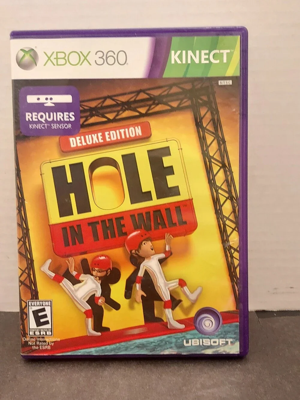 Hole in the Wall Deluxe Edition Xbox 360 Video Game Kids Toy Xbox kinect